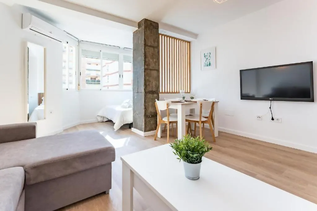 Super Loft Plazamar Torre Del Mar 2 Huesped Playa Apartment