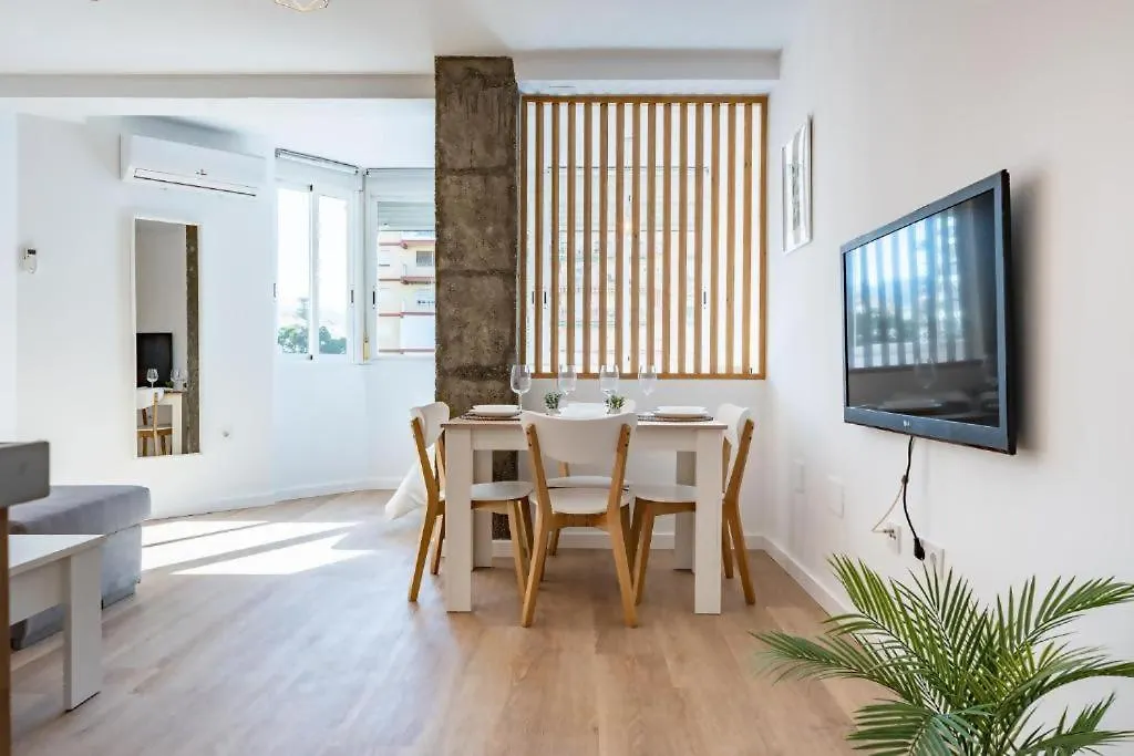 Super Loft Plazamar Torre Del Mar 2 Huesped Playa Apartment